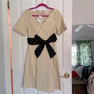 Kate Spade NWT Havana wrap midi dress in almond ❤️
